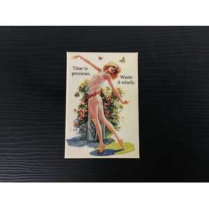 Time Is Precious | Fridge Magnet | 8 x 5.5 cm