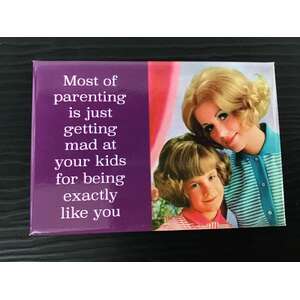 Getting Mad At Your Kids | Fridge Magnet | 8 x 5.5 cm
