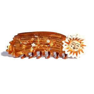 Kingston Jewellery Golden Shooting Star Acetate Hair Claw Clip