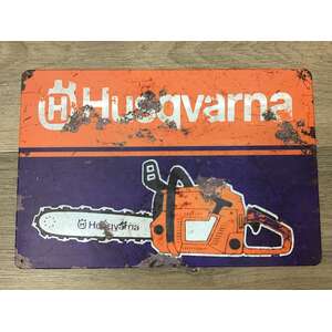 Husqvarna Chainsaws | Retro Tin Sign | 20 x 30 cm | Landscape