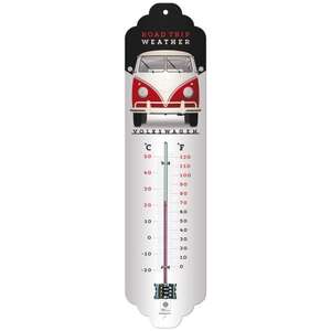 Volkswagen Road Trip Weather Metal Wall Thermometer | Nostalgic Art | 28 cm