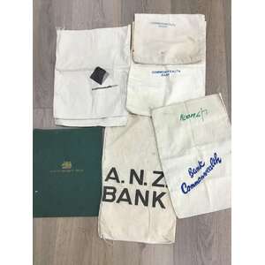 VINTAGE Bank File & Cloth Bags | Mixed Lot 