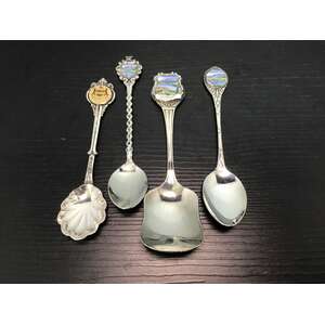 VINTAGE Souvenir Teaspoons Tasmania | Lot of 4