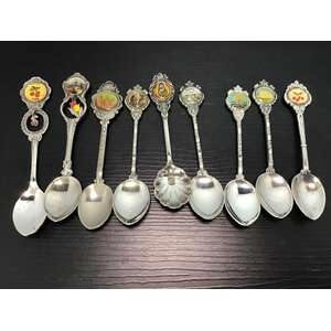 VINTAGE Souvenir Teaspoons NSW Australia | Lot of 9