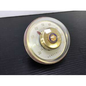 VINTAGE Honeywell Sphere Desk Thermometer Paperweight | Rotary Club