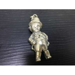 ANTIQUE EPNS Leprechaun Baby Rattle