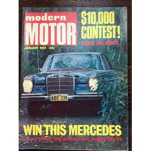 Modern Motor Magazine January 1969