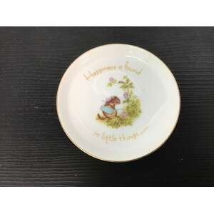 VINTAGE Tiny Talk Pin Dish | Happiness Is Found In Little Things