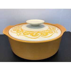 RETRO JG Meakin Orange Floral Maidstone Lidded Tureen 