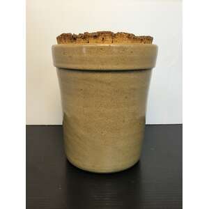 Bendigo Pottery Farmhouse Kitchen Canister w Cork Lid | 15 cm Tall
