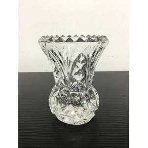 VINTAGE Thistle Glass Vase | Clear | 8 cm Tall 