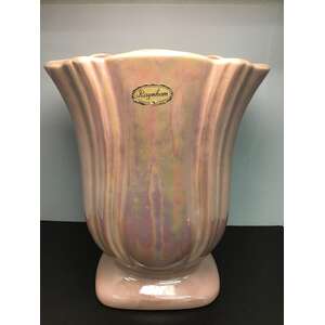 VINTAGE Raynham Pink Lustreware Vase | Large 29 cm Tall