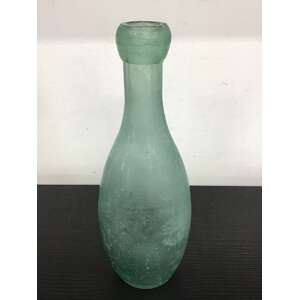 ANTIQUE Skittle Bottle | Blob Top | Aqua Colour 