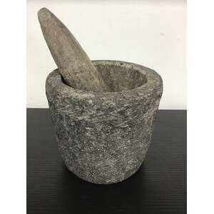 Stone Mortar & Pestle | 12 cm Diameter 