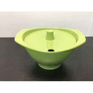 RETRO Green Bessemer Sugar Bowl 