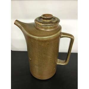 VINTAGE Temuka Riverstone Stoneware Coffee Pot | New Zealand Pottery 